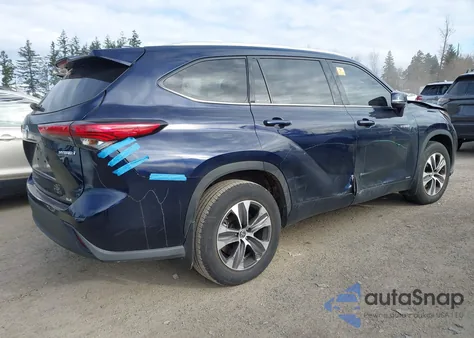 2021 Toyota Highlander Hybrid Xle from USA, damaged, VIN 5TDHBRCH9MS035593